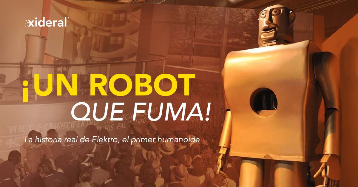 Elektro el robot que fuma