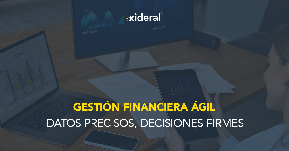 gestión financiera ágil. datos precisos, decisiones firmes